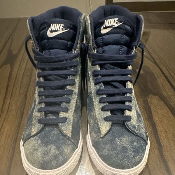 Nike Blazer Mid '77 Washed Denim Sneakers