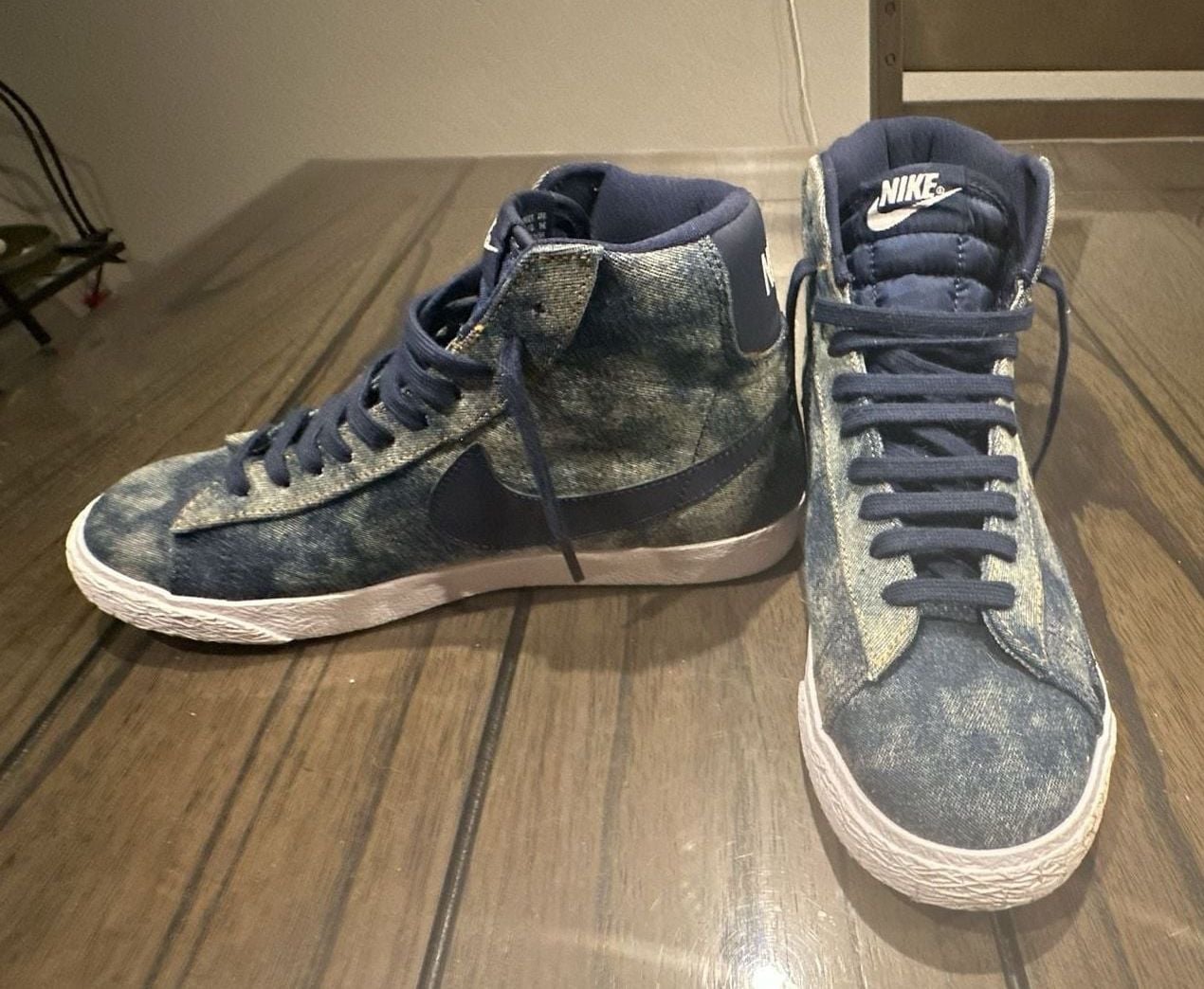 Nike Blazer Mid '77 Washed Denim Sneakers 3