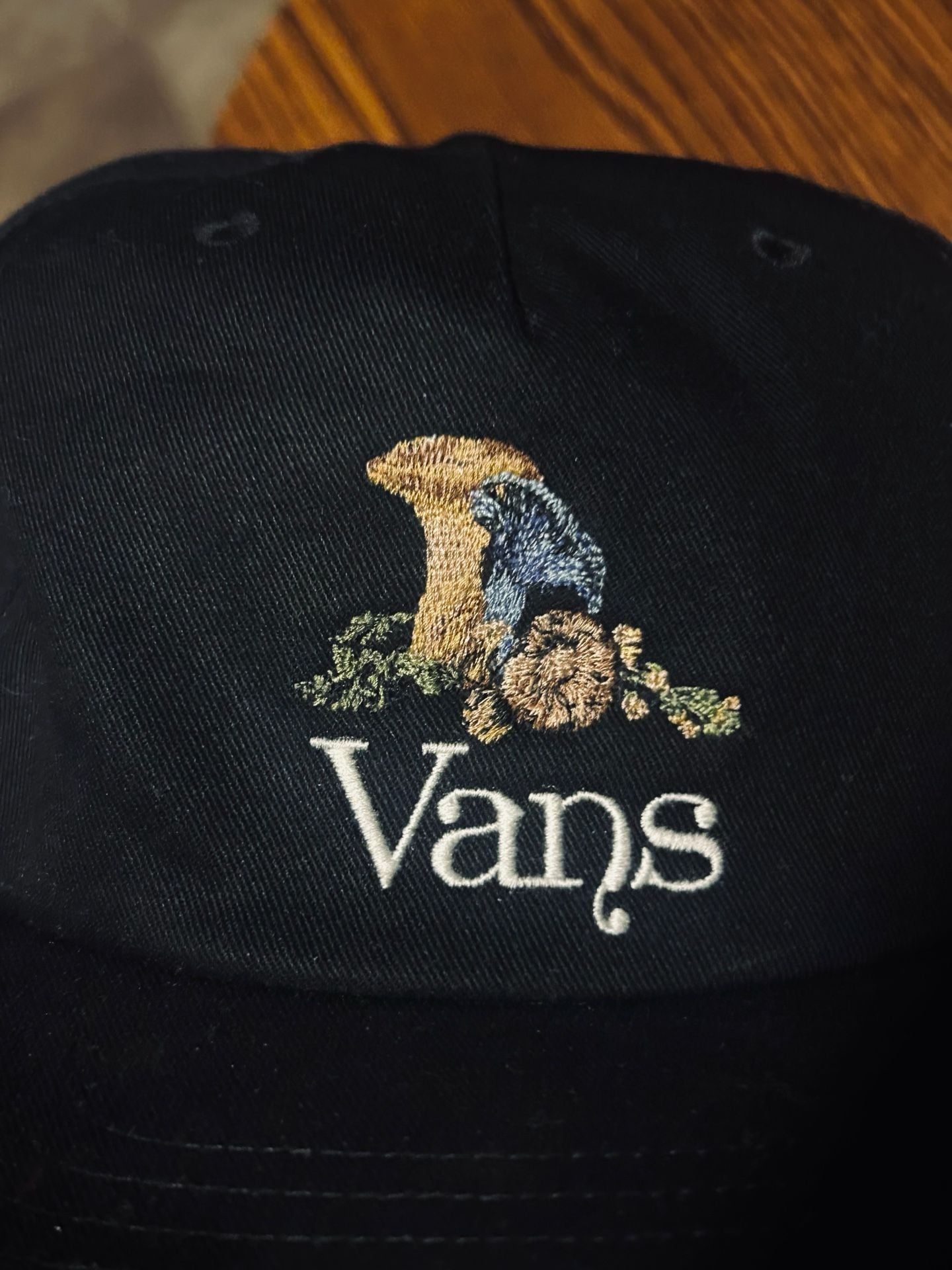 Vans Trippy Shallow Unstructured Snapback Hat with Mushroom Embroidery 2