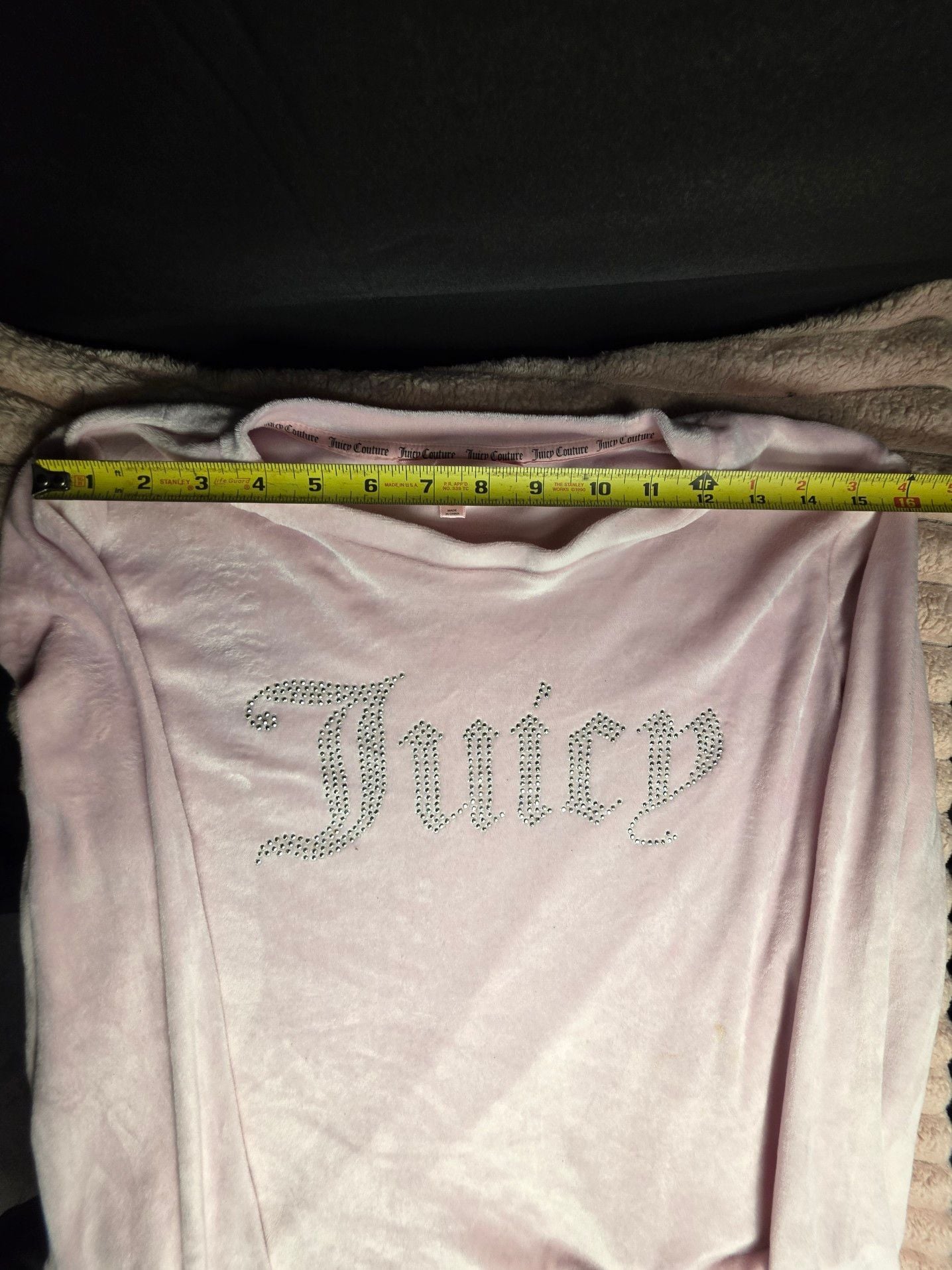 Juicy Couture Pink Velour Pajama Set XL 5