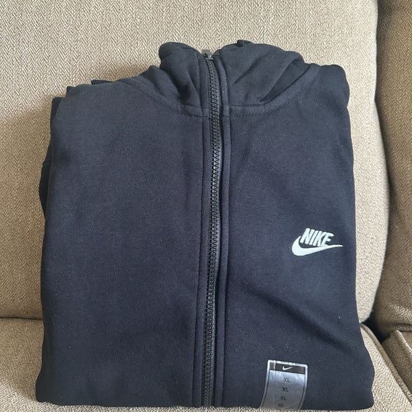 Nike Sportswear Club Fleece Full-Zip Hoodie - Black