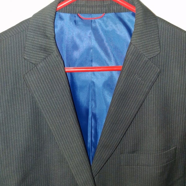 Billy London Men's Two-Piece Striped Suit