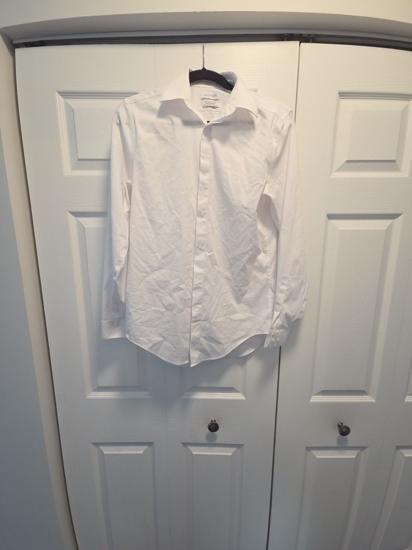 Calvin Klein Infinite Color Sustainable Slim Stretch Wrinkle Free Dress Shirt 5