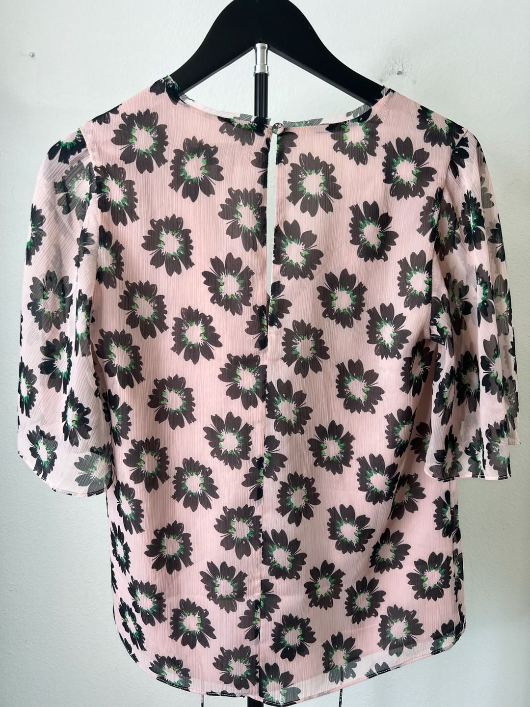 Ted Baker Harlynn Floral Print Split Sleeve V-Neck Blouse 3