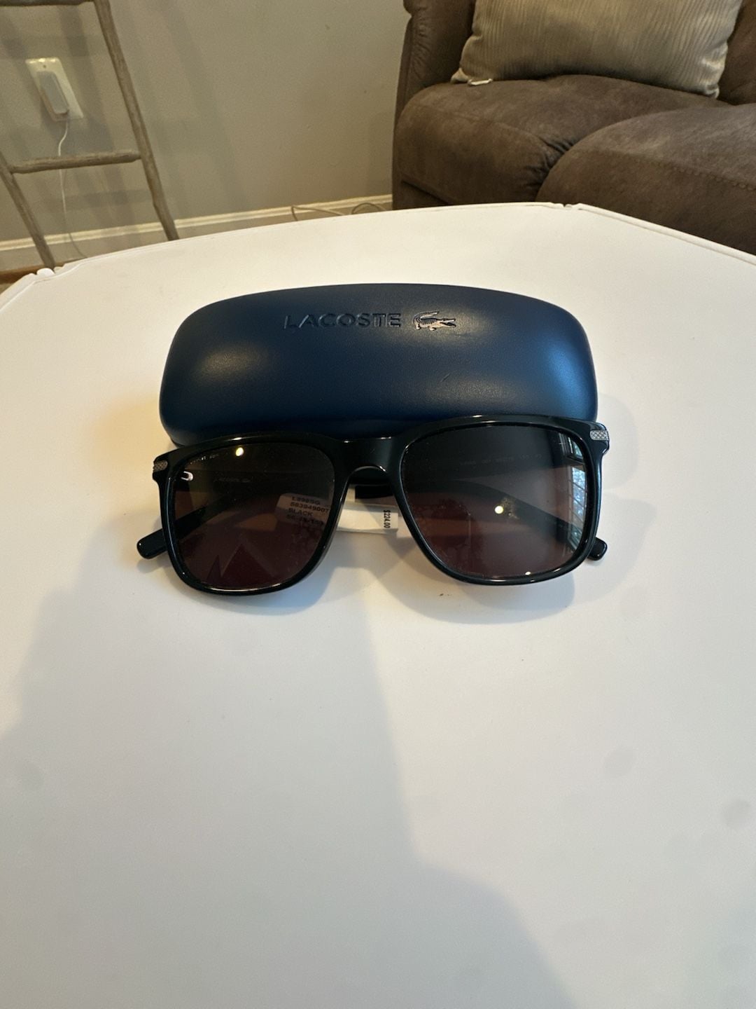 Lacoste L898SG Black Square Sunglasses 10