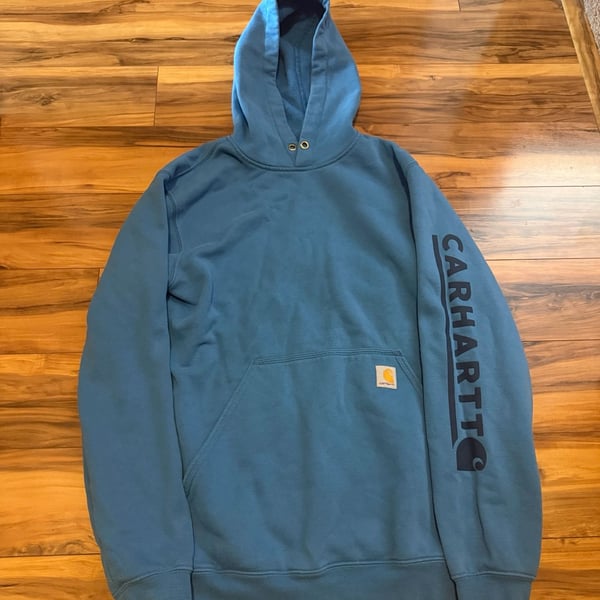 Carhartt Men's Midweight Logo Graphic Pullover Hoodie