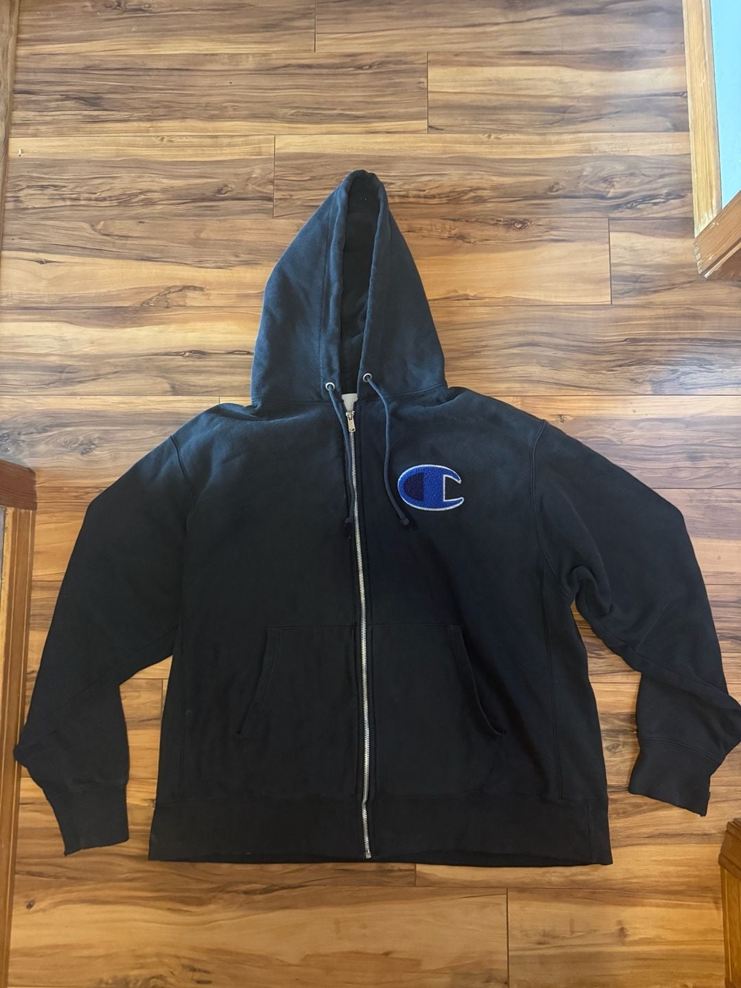 Champion Reverse Weave Chenille Full Zip Hoodie 2