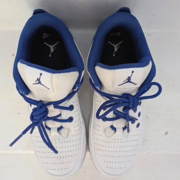 Nike Jordan Max Aura 5 GS White/Radiant Blue Youth Sneakers (DZ4352-140)
