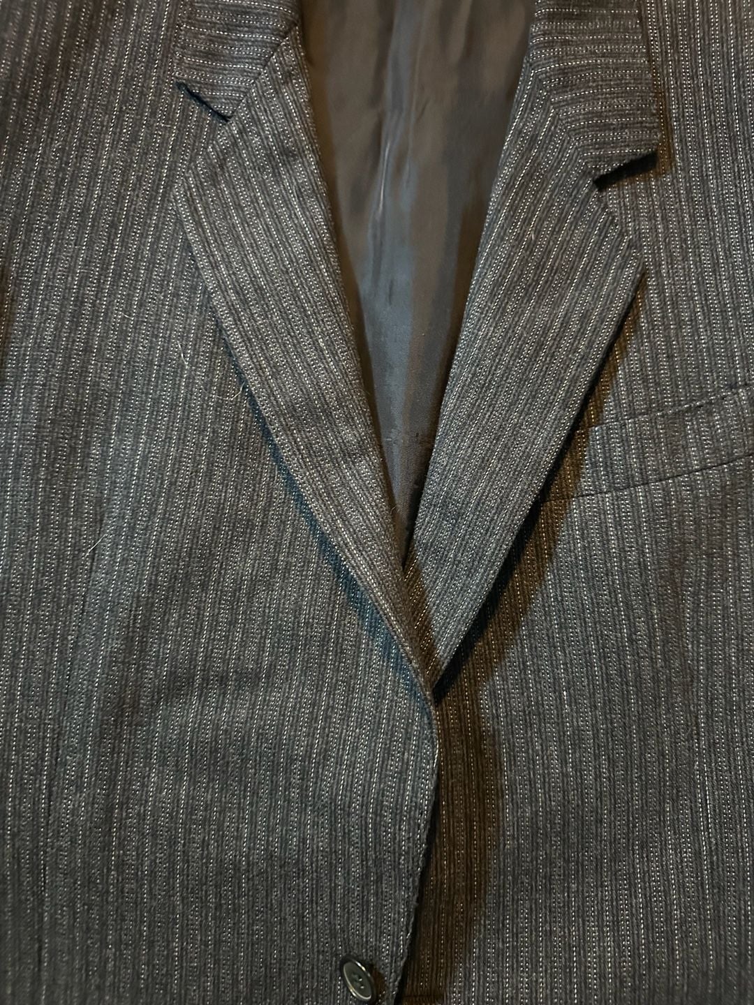 Mister Guy Ltd. Men's Pinstriped Wool Blend Suit Set 7