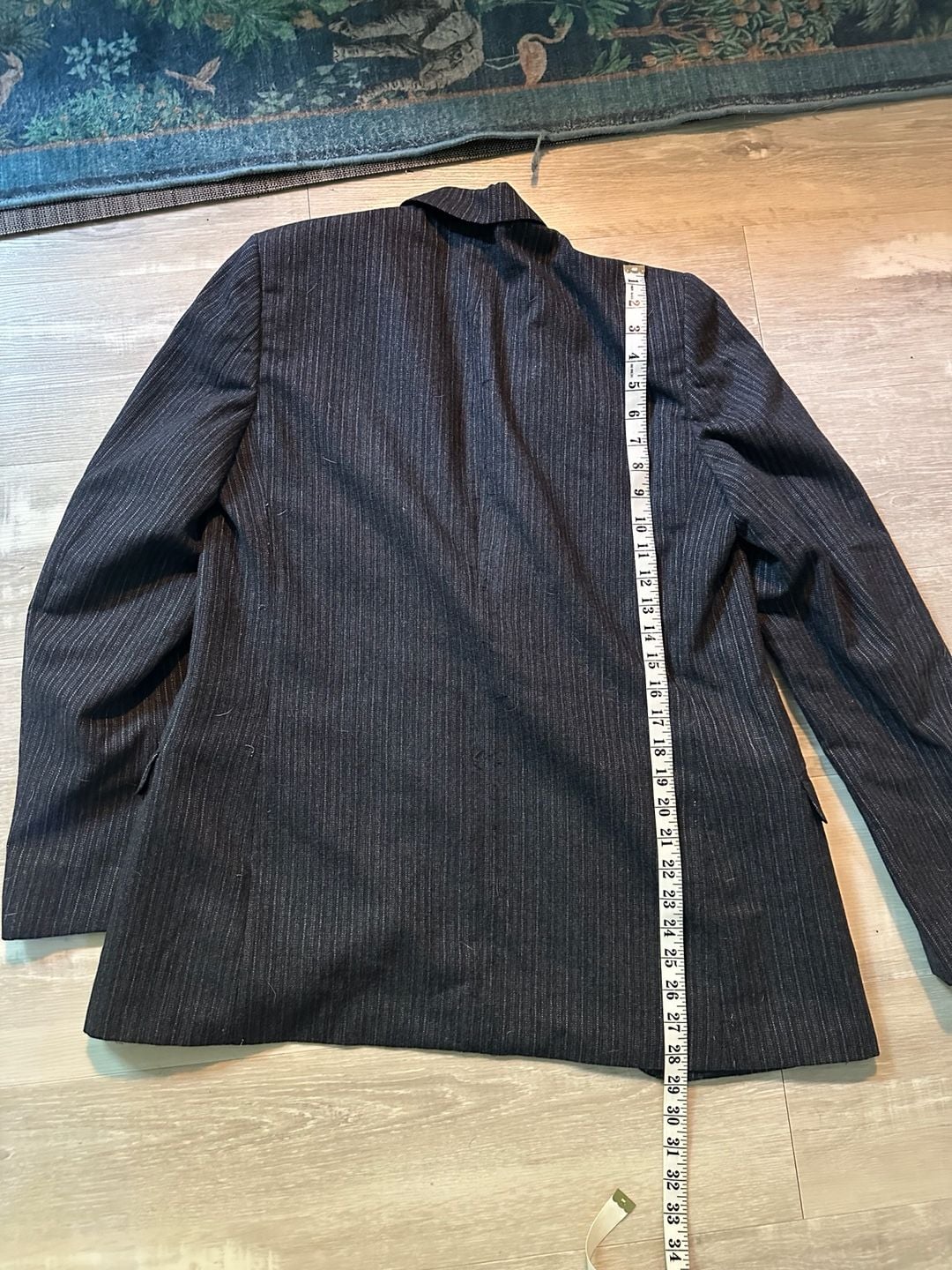 Mister Guy Ltd. Men's Pinstriped Wool Blend Suit Set 8