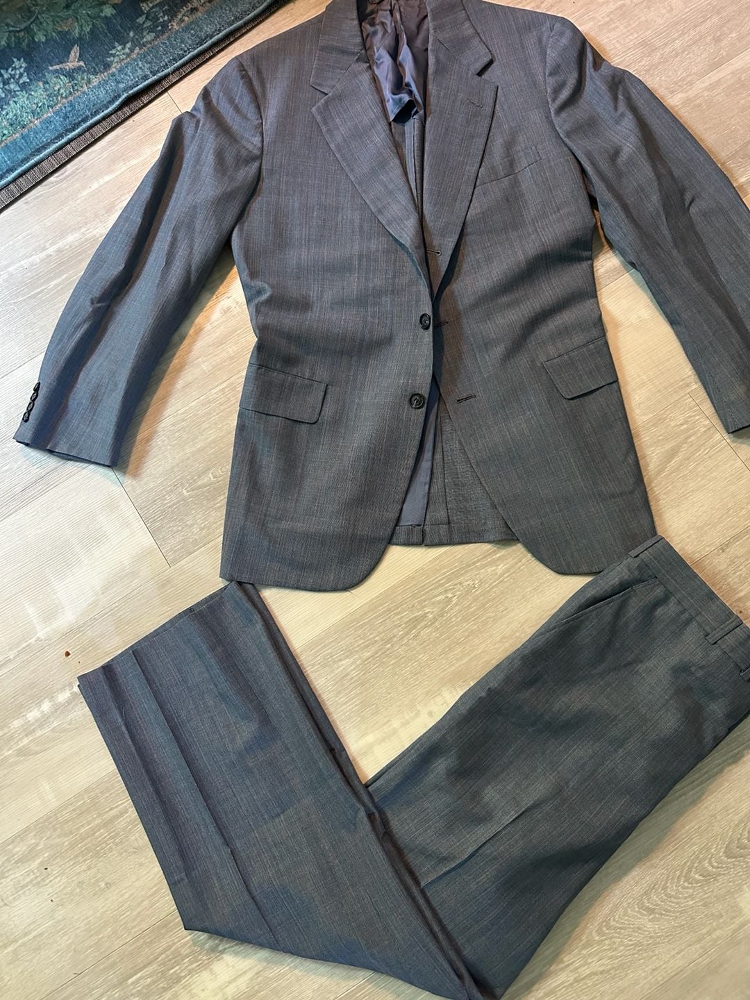 Vintage Edwardian Clothes Customized by Hickey Freeman Men's Grey Suit 1