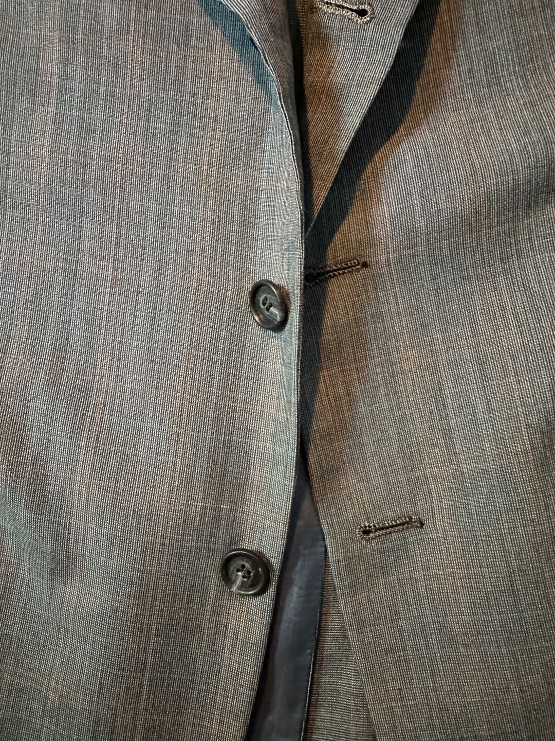 Vintage Edwardian Clothes Customized by Hickey Freeman Men's Grey Suit 6