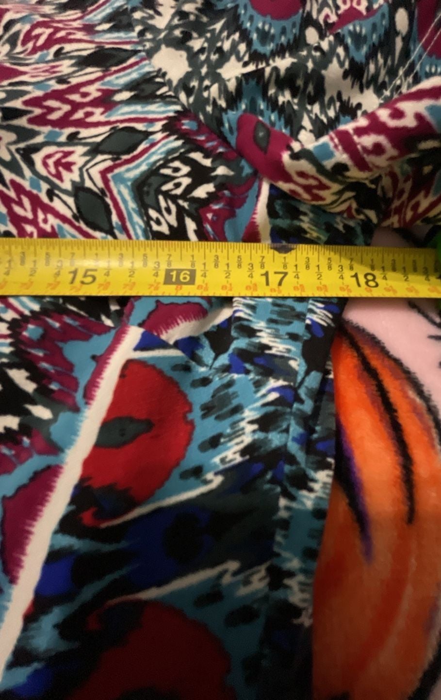 London Times Women's Abstract Tribal Print Short Sleeve Maxi Dress Size 10 6