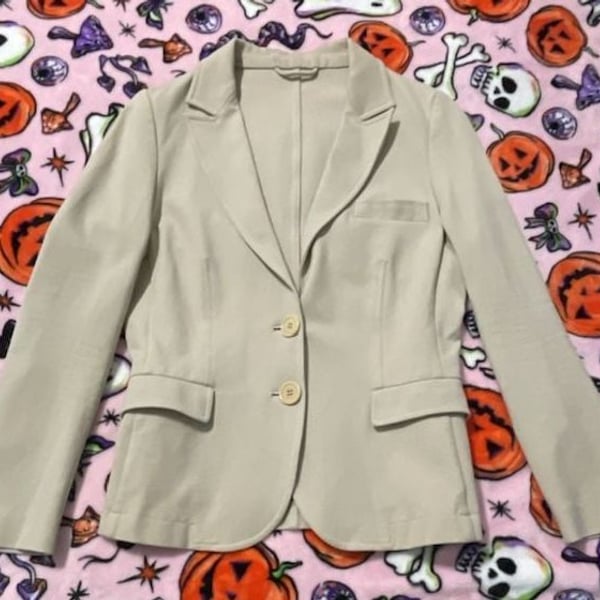 Etro Milano Beige Blazer Jacket Size 42