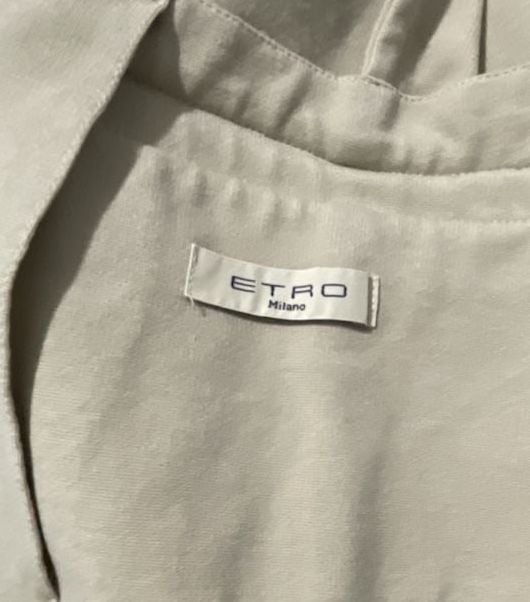 Etro Milano Beige Blazer Jacket Size 42 4