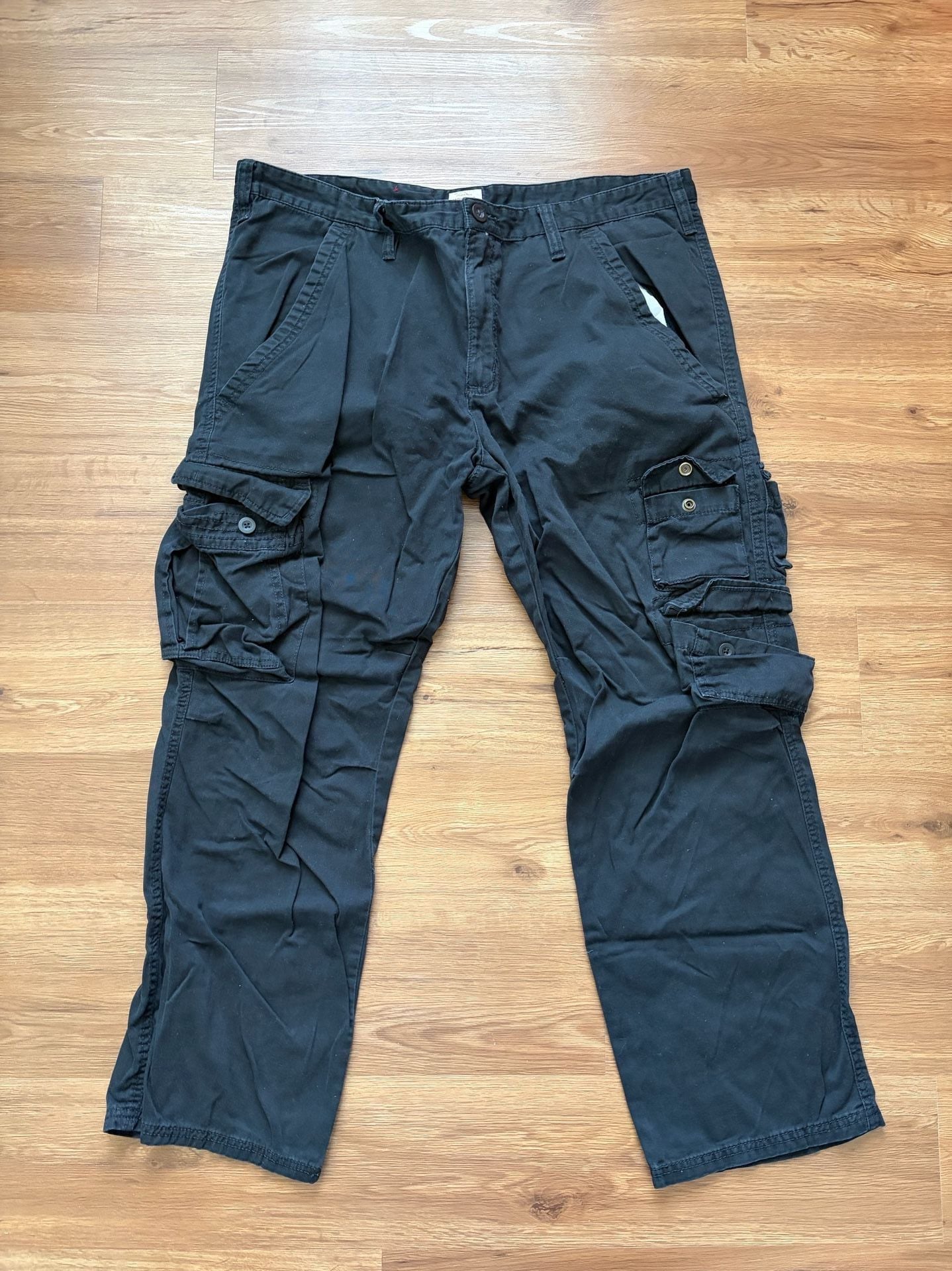 Mossimo Supply Co. Men's Black Cargo Pants Size 40x30 2