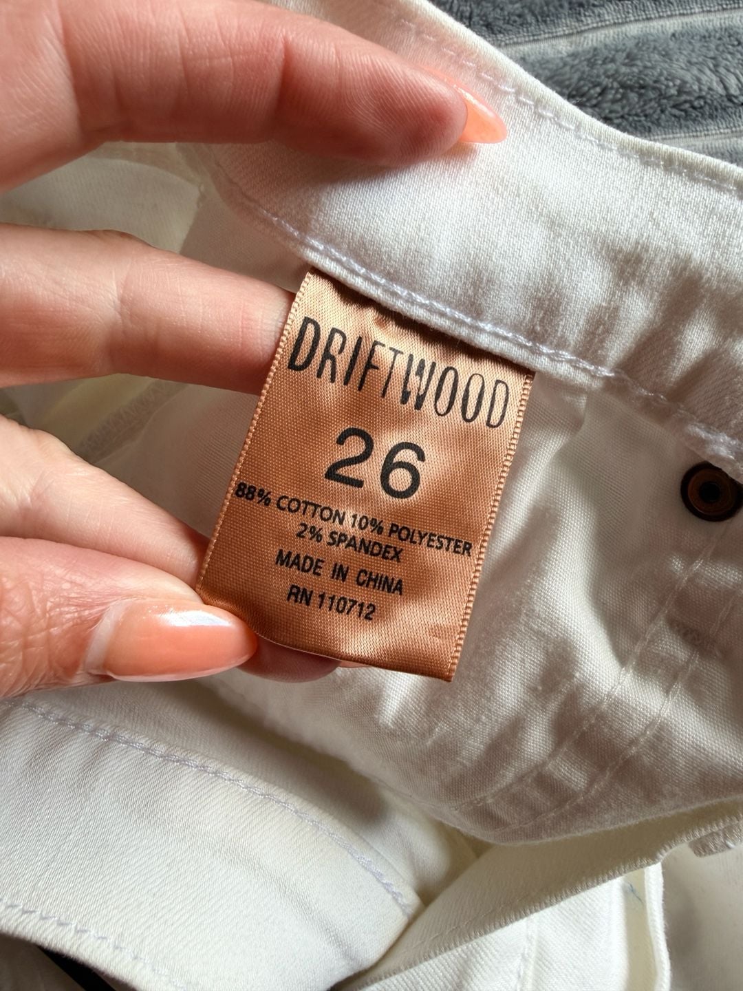 Driftwood Women’s Colette Jeans Size 26 White Floral Embroidery Boho Western 5