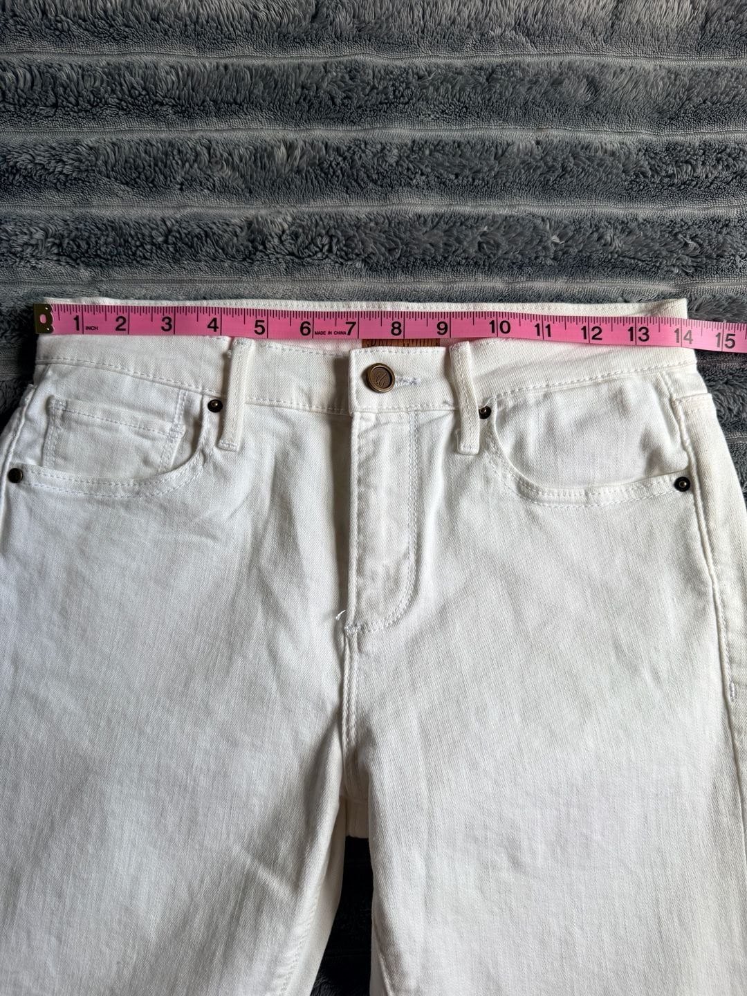 Driftwood Women’s Colette Jeans Size 26 White Floral Embroidery Boho Western 6