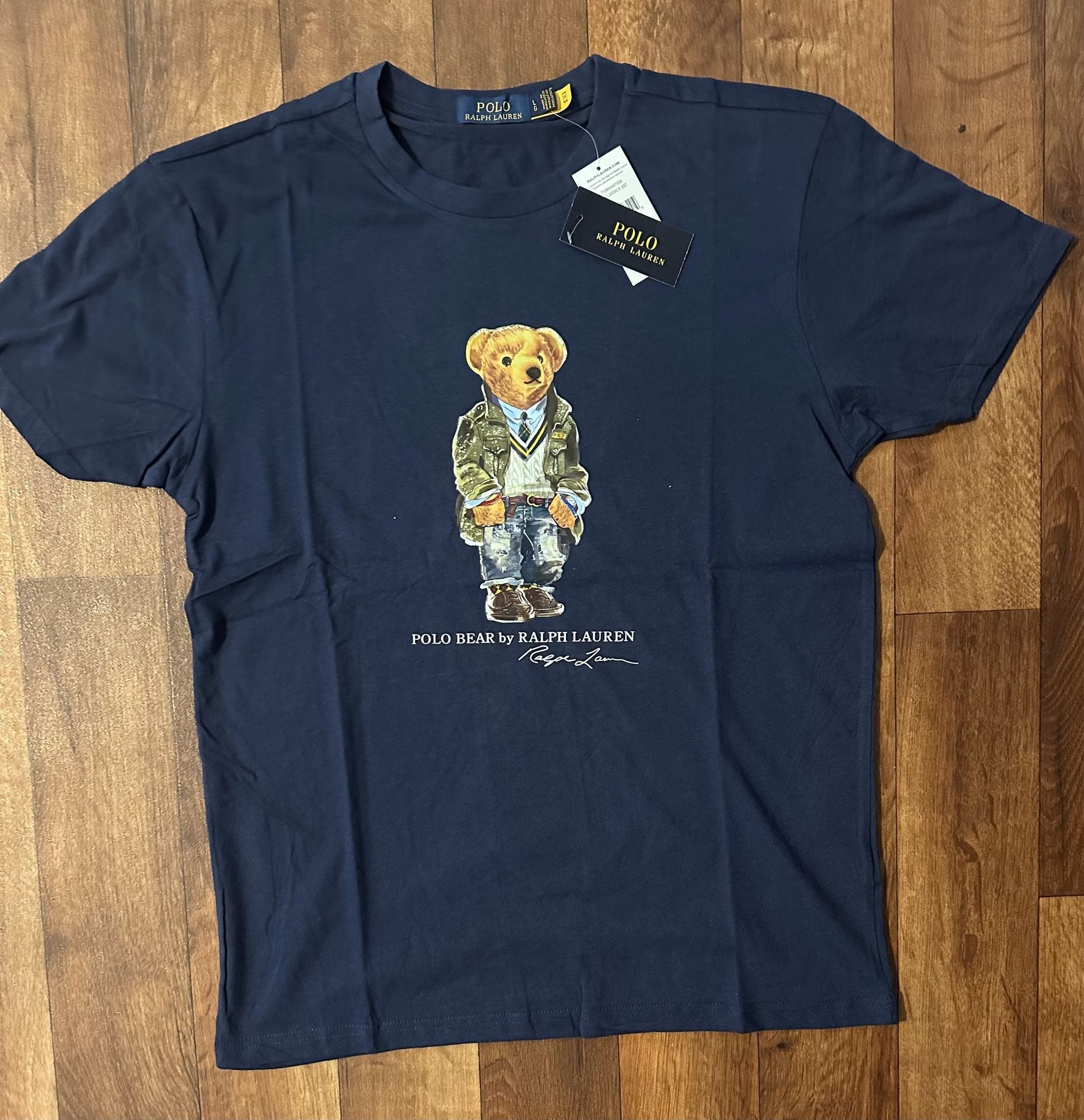 Polo Ralph Lauren Navy Blue Polo Bear Graphic T-Shirt 2
