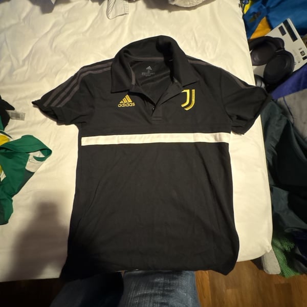 Adidas Juventus FC 2020/21 3-Stripes Polo Shirt Black FR4225