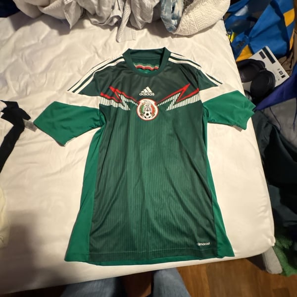Adidas Mexico 2014-2015 Home Soccer Jersey Climacool
