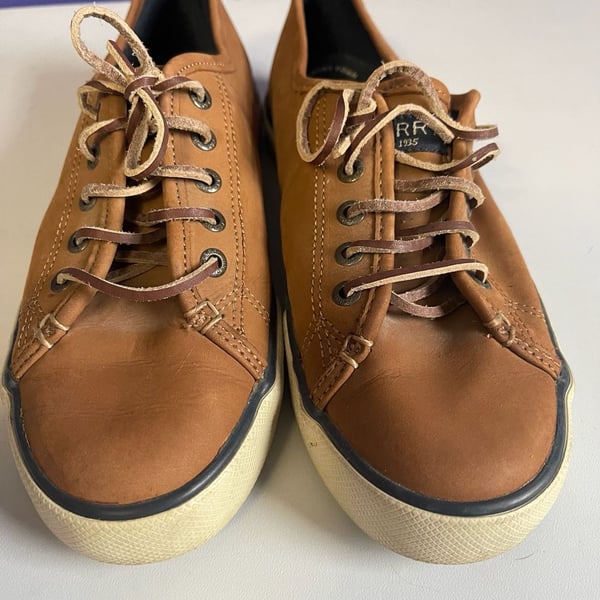 Sperry Women's Crest Vibe Leather Sneakers Brown