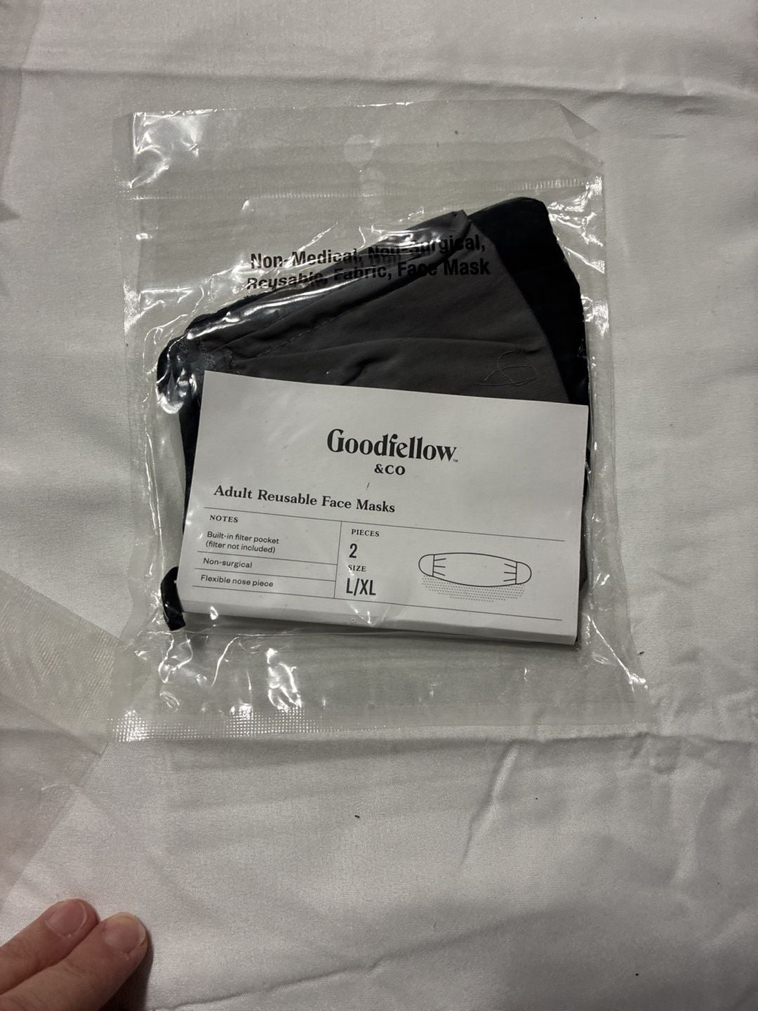 Lot of 38 NEW Goodfellow & Co. Adult Reusable Non-Medical Face Mask 2-Pack 6