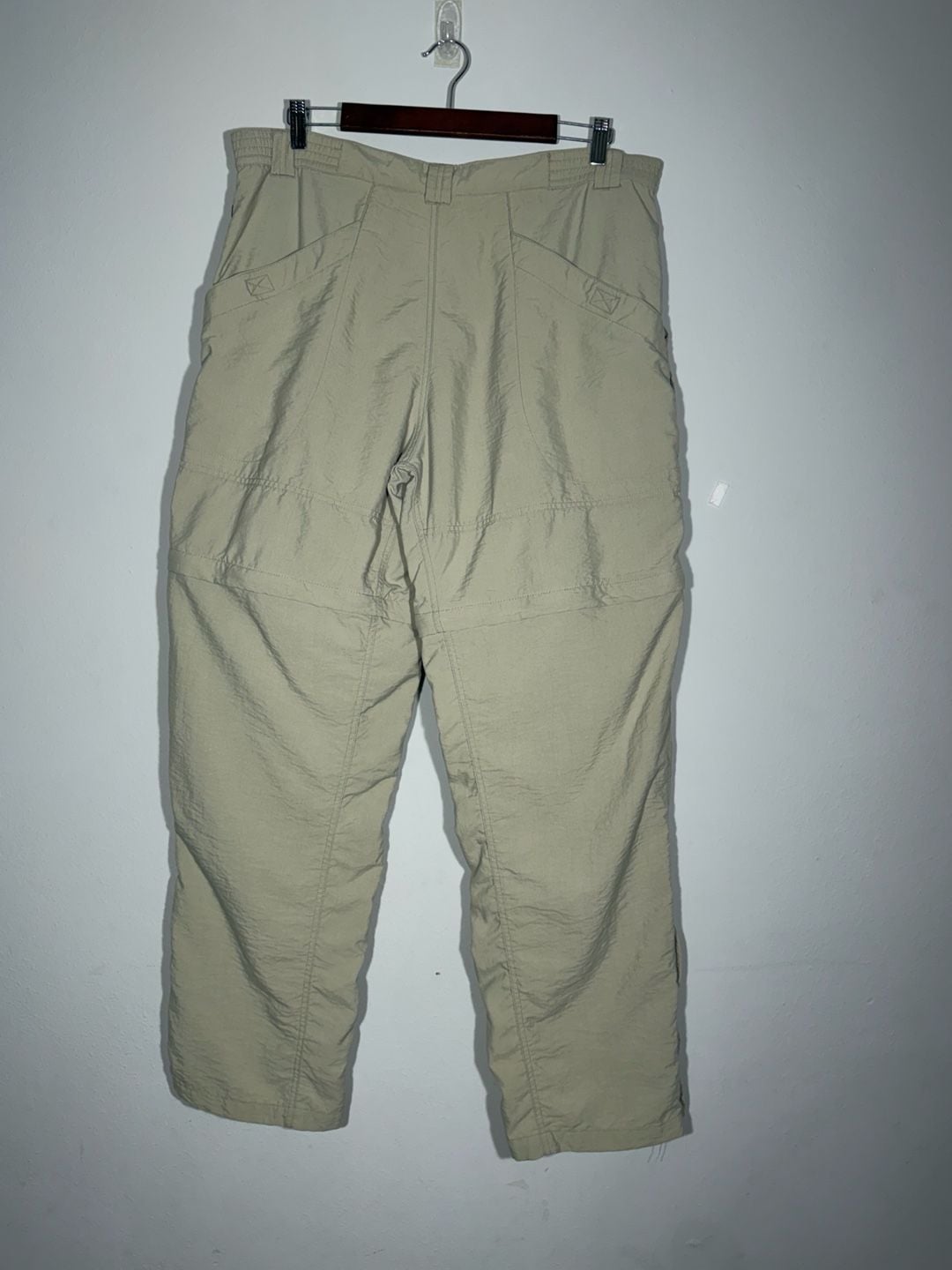 Columbia Sportswear Men's Convertible Cargo Hiking Pants Zip-Off Tan Size L 5