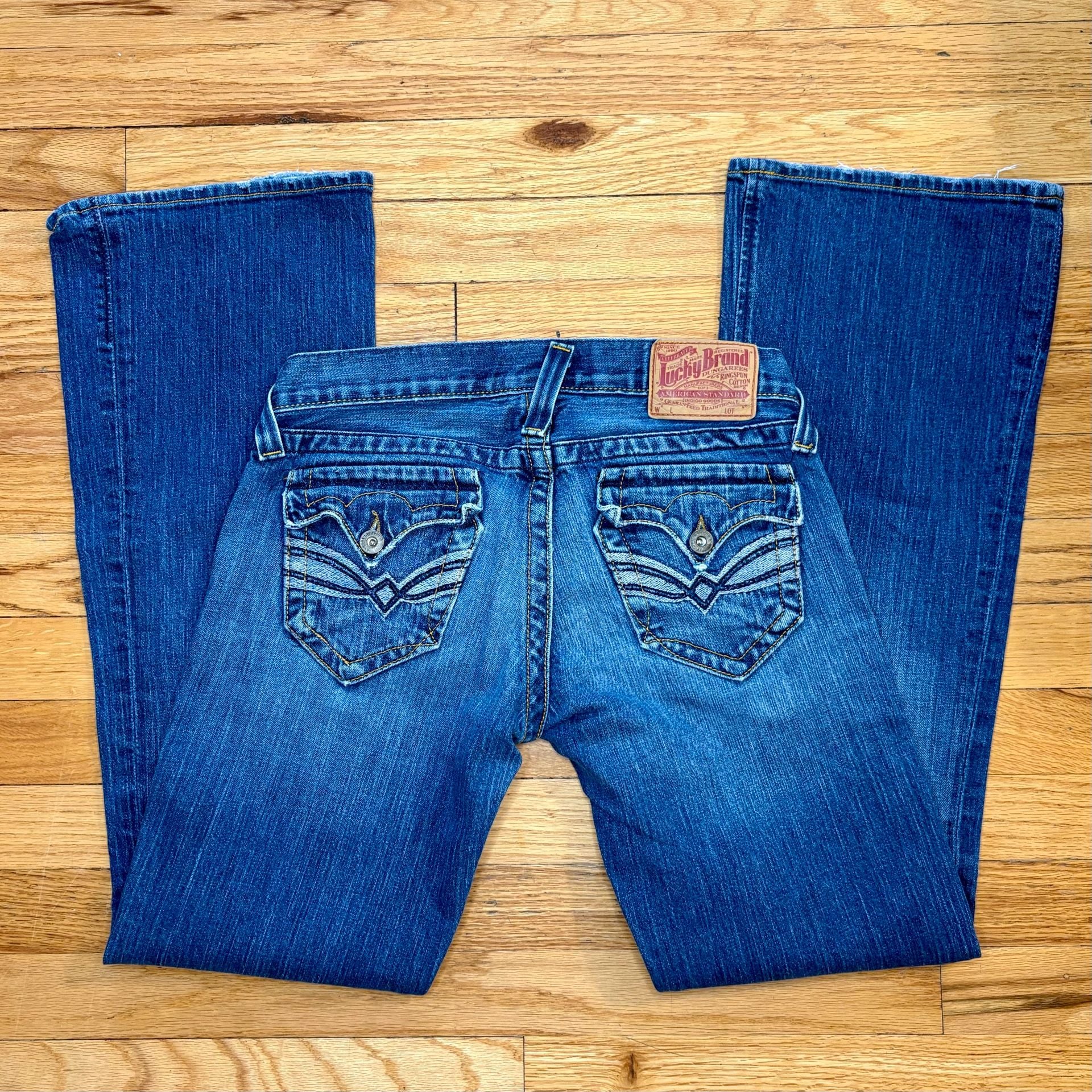 Lucky Brand Lil Maggie Low Rise Bootcut Jeans Women's Size 4/27 3