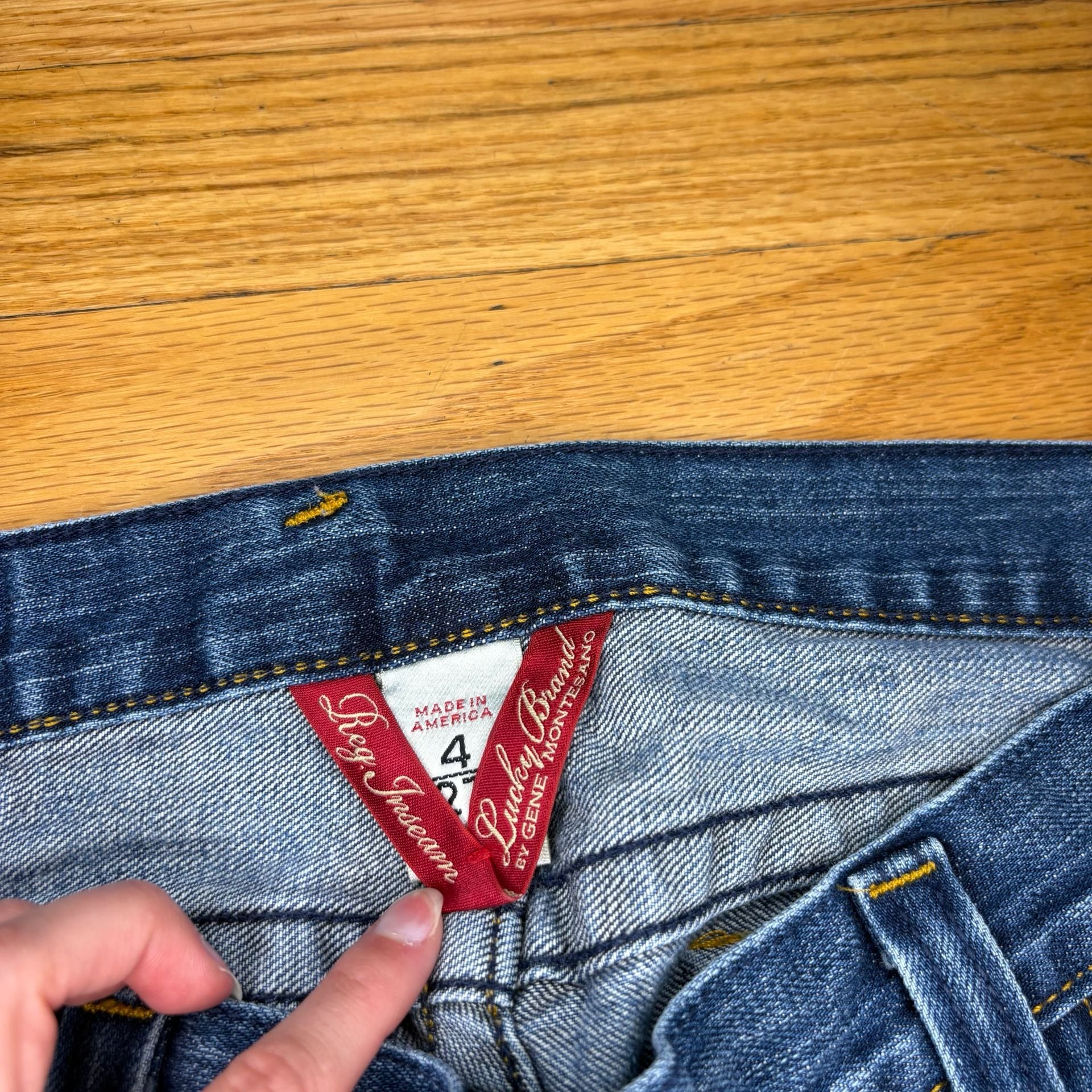 Lucky Brand Lil Maggie Low Rise Bootcut Jeans Women's Size 4/27 4