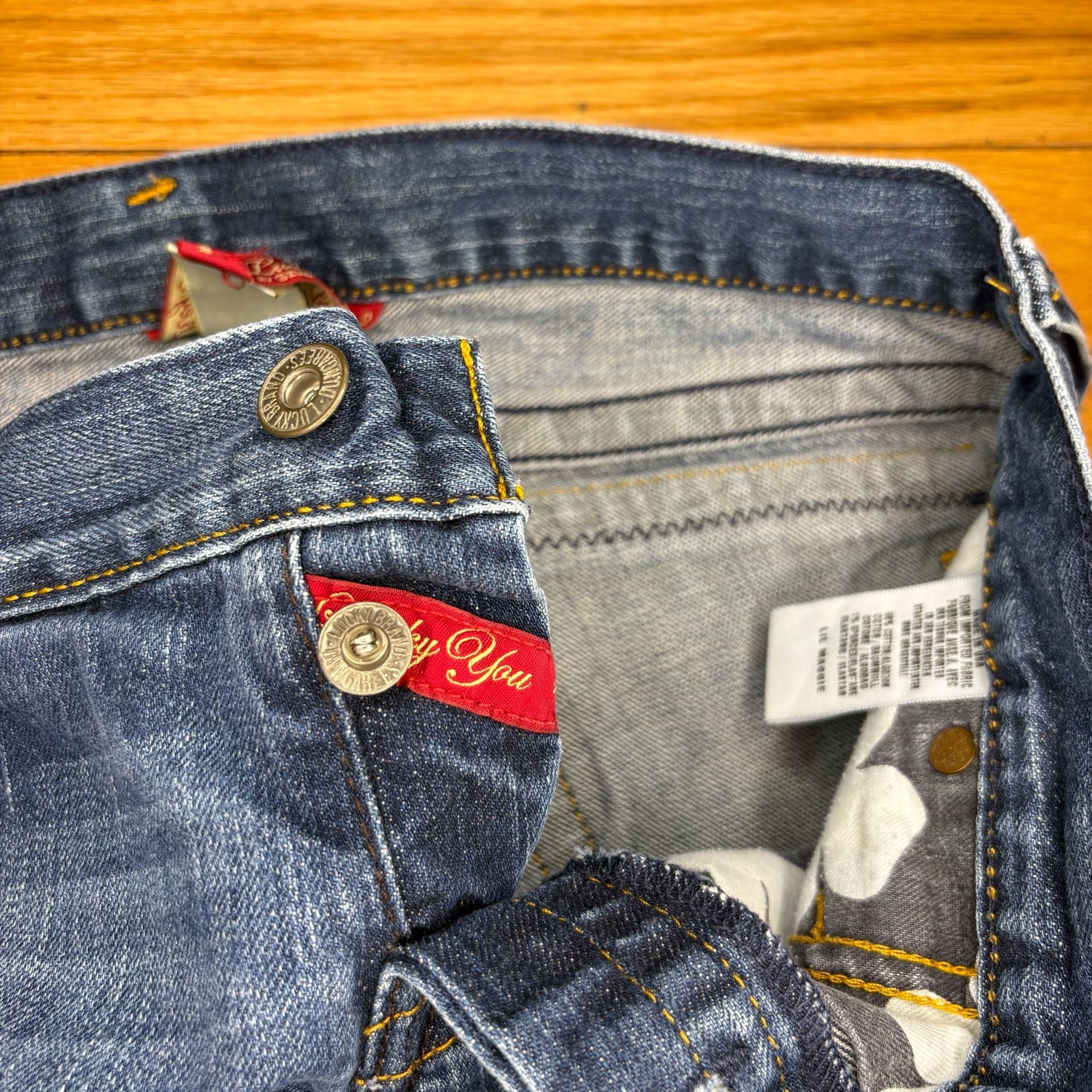 Lucky Brand Lil Maggie Low Rise Bootcut Jeans Women's Size 4/27 7