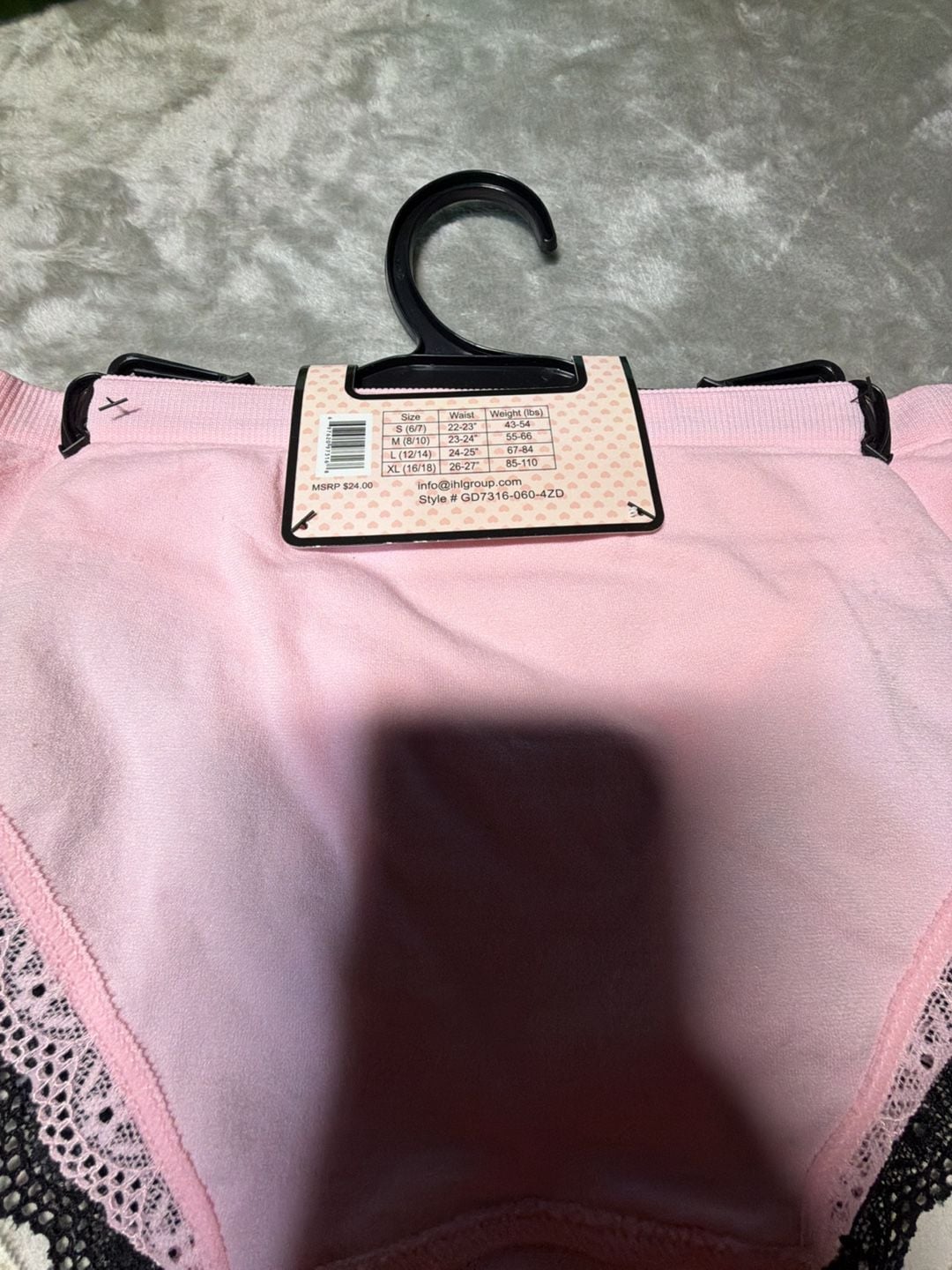 this girl can 4-Pack Seamless Bikini Panties with Lace Trim 6