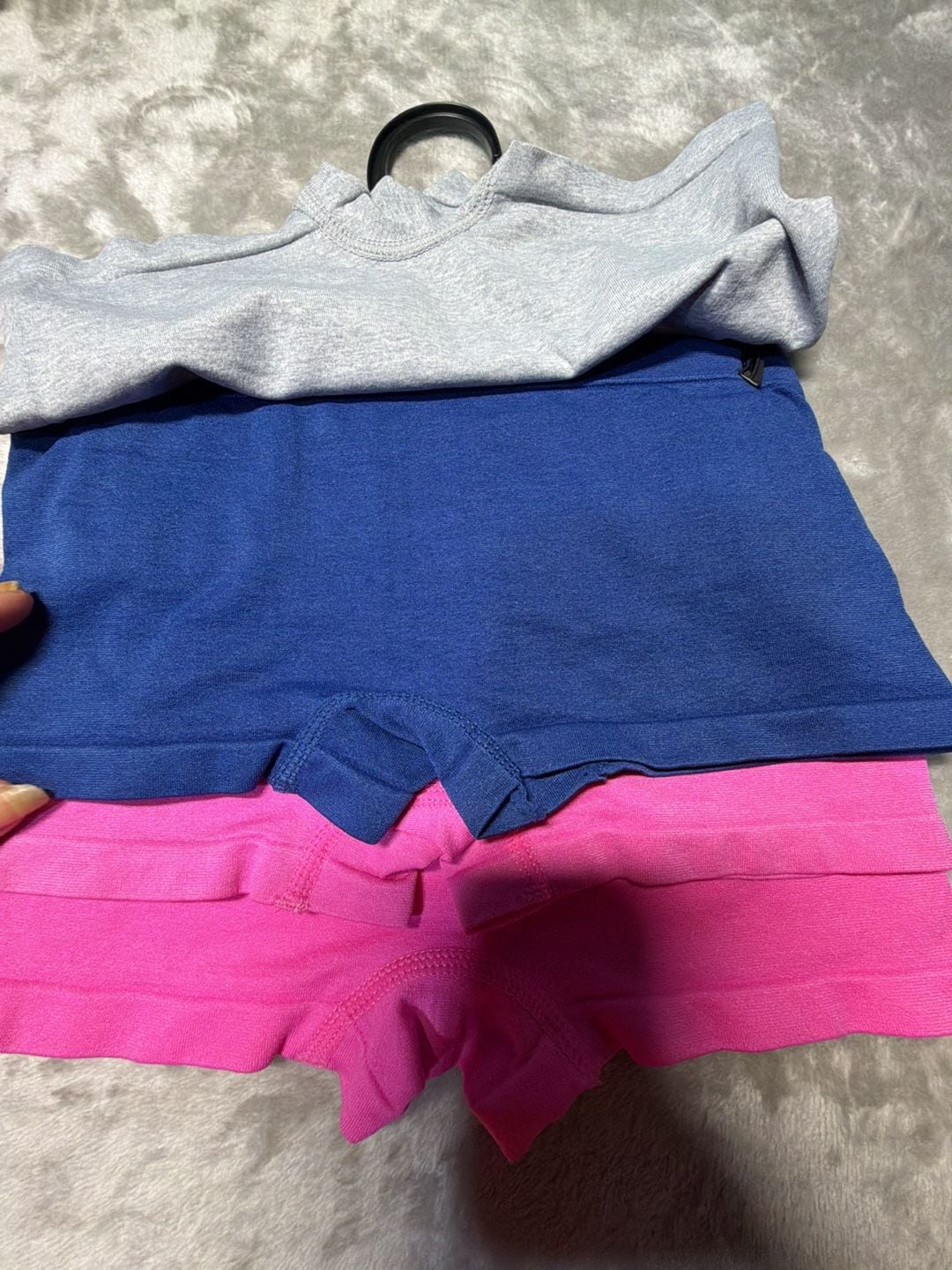 Maddie & Sofie 4-Pack Girls' Boy Short Underwear, Size Medium 8/10 8
