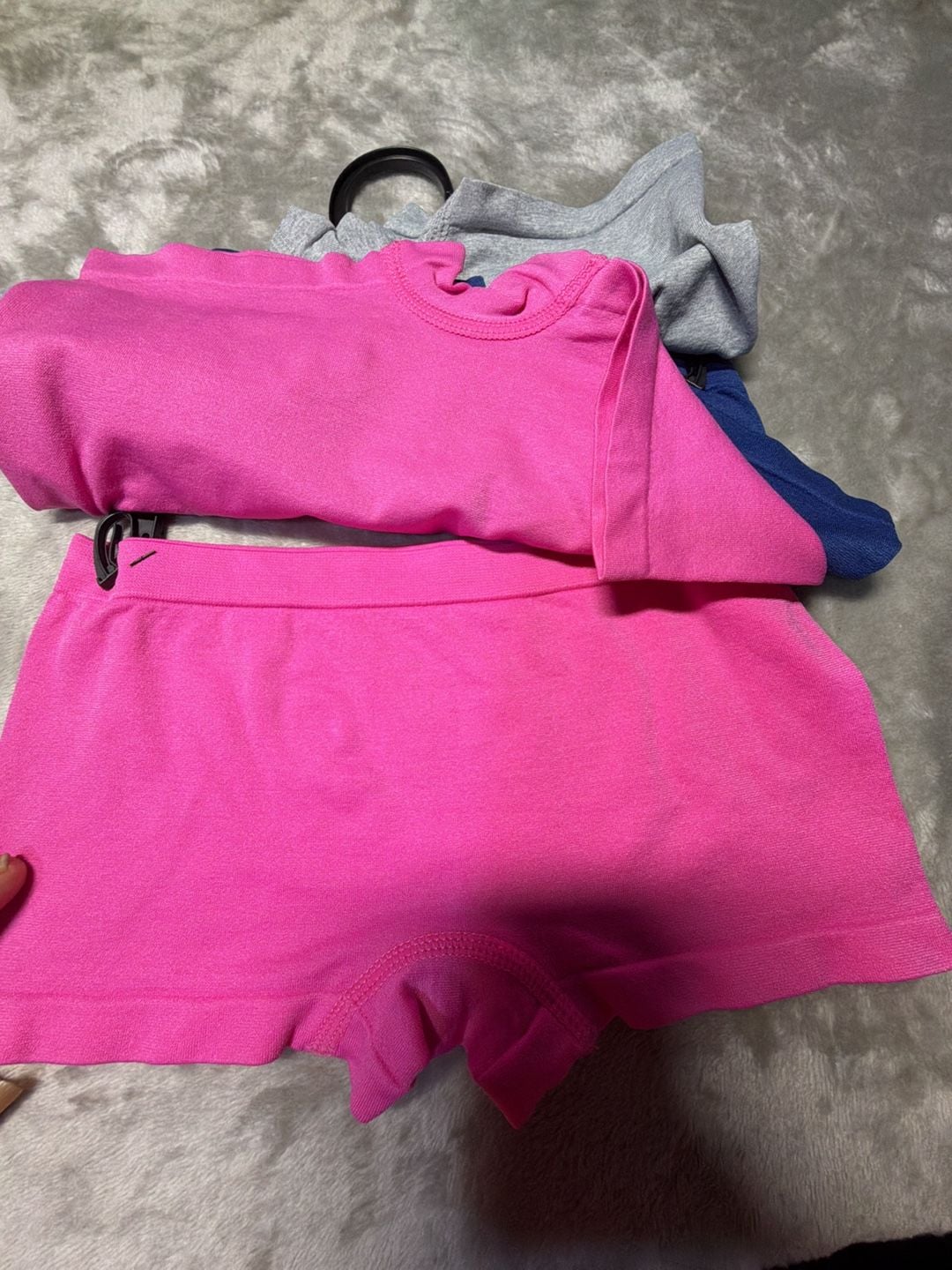 Maddie & Sofie 4-Pack Girls' Boy Short Underwear, Size Medium 8/10 10