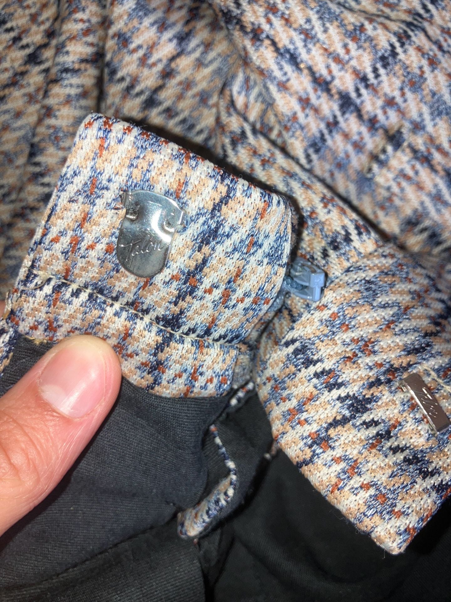 Vintage Haggar Double Knit Plaid Slacks 7