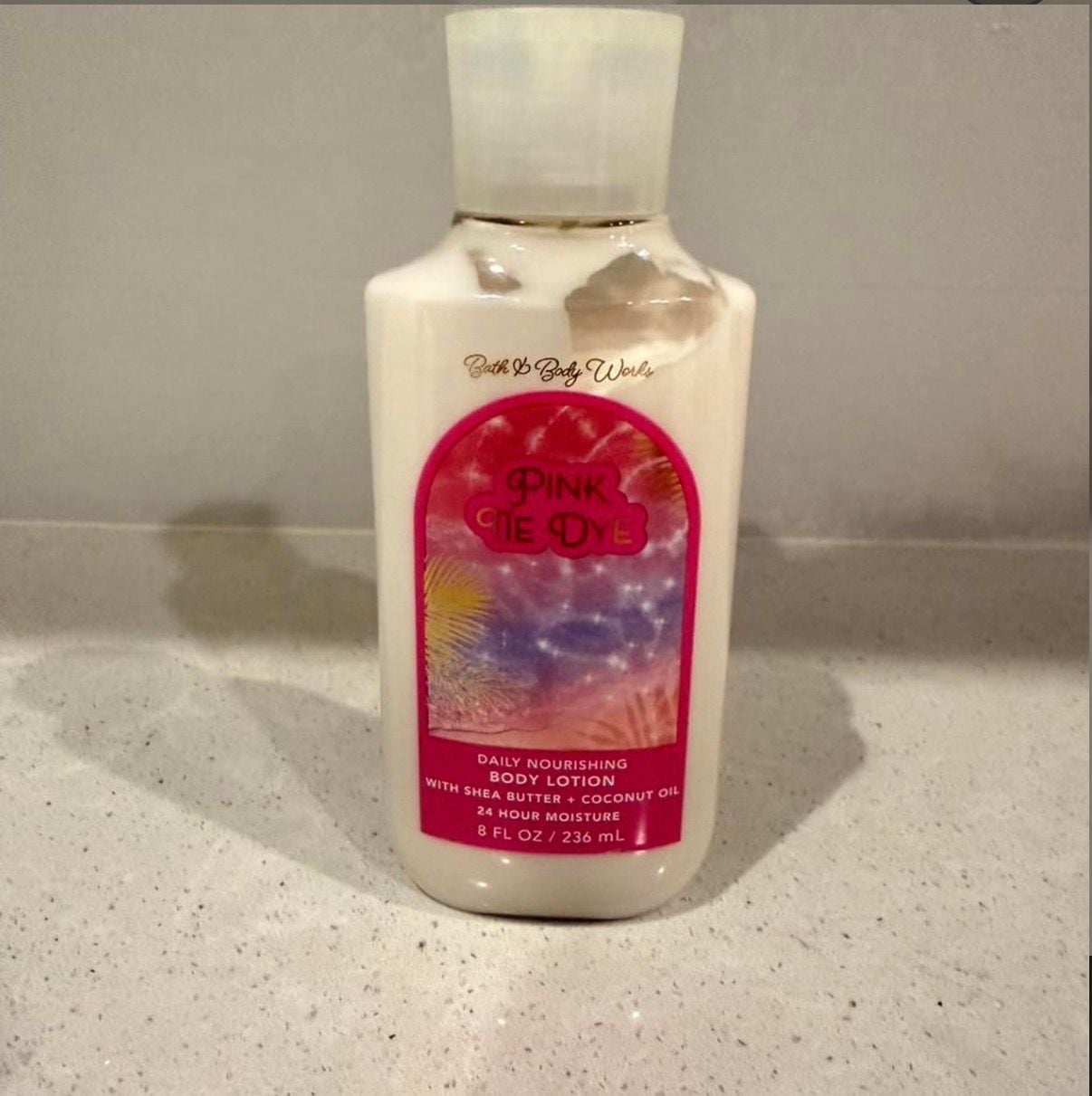 Bath & Body Works Pink Watermelon Blast and Pink Tie Dye Daily Nourishing Body Lotion Set 3