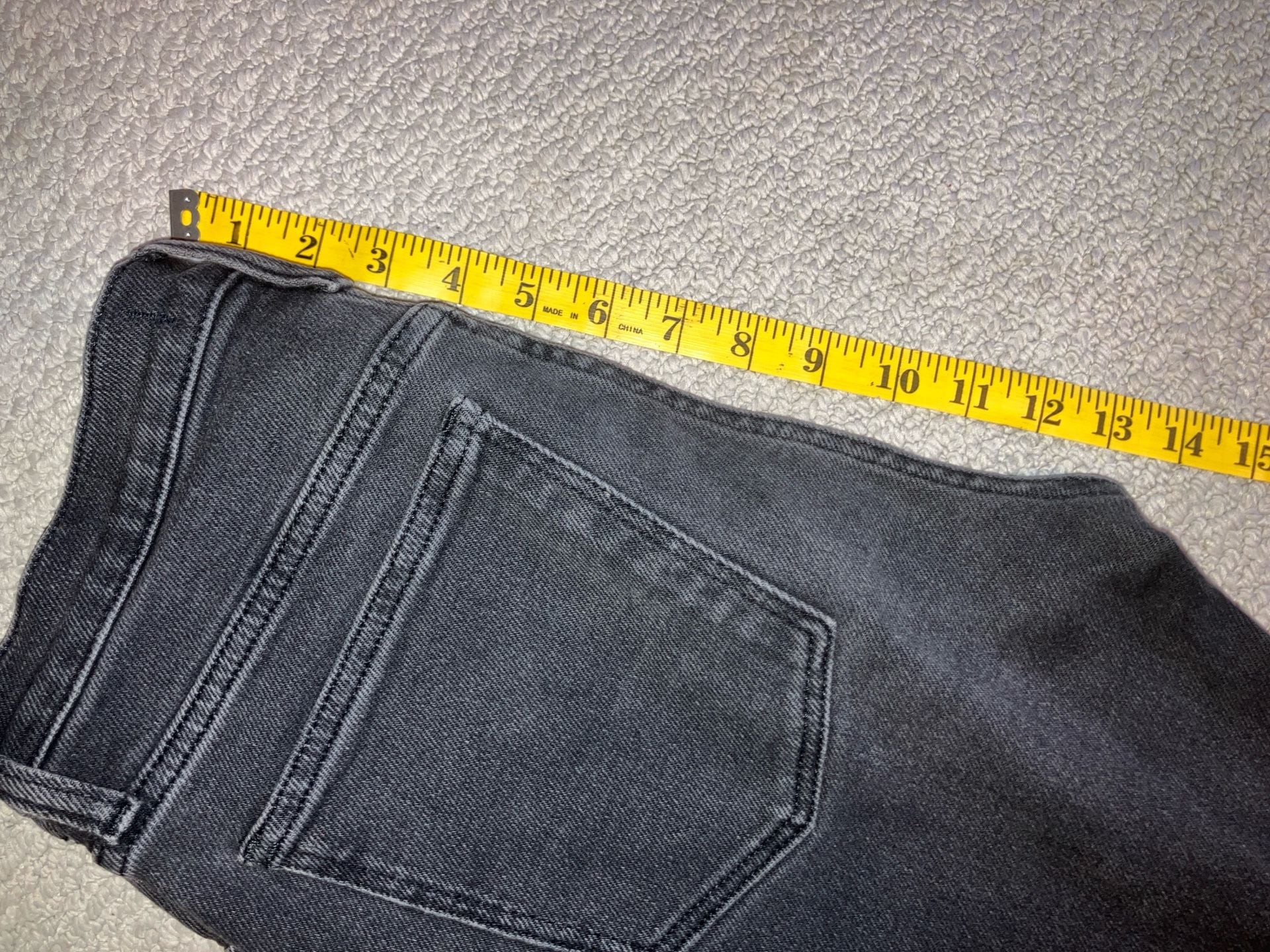 Madewell High-Rise Demi-Boot Crop Jeans in Black Wash 8