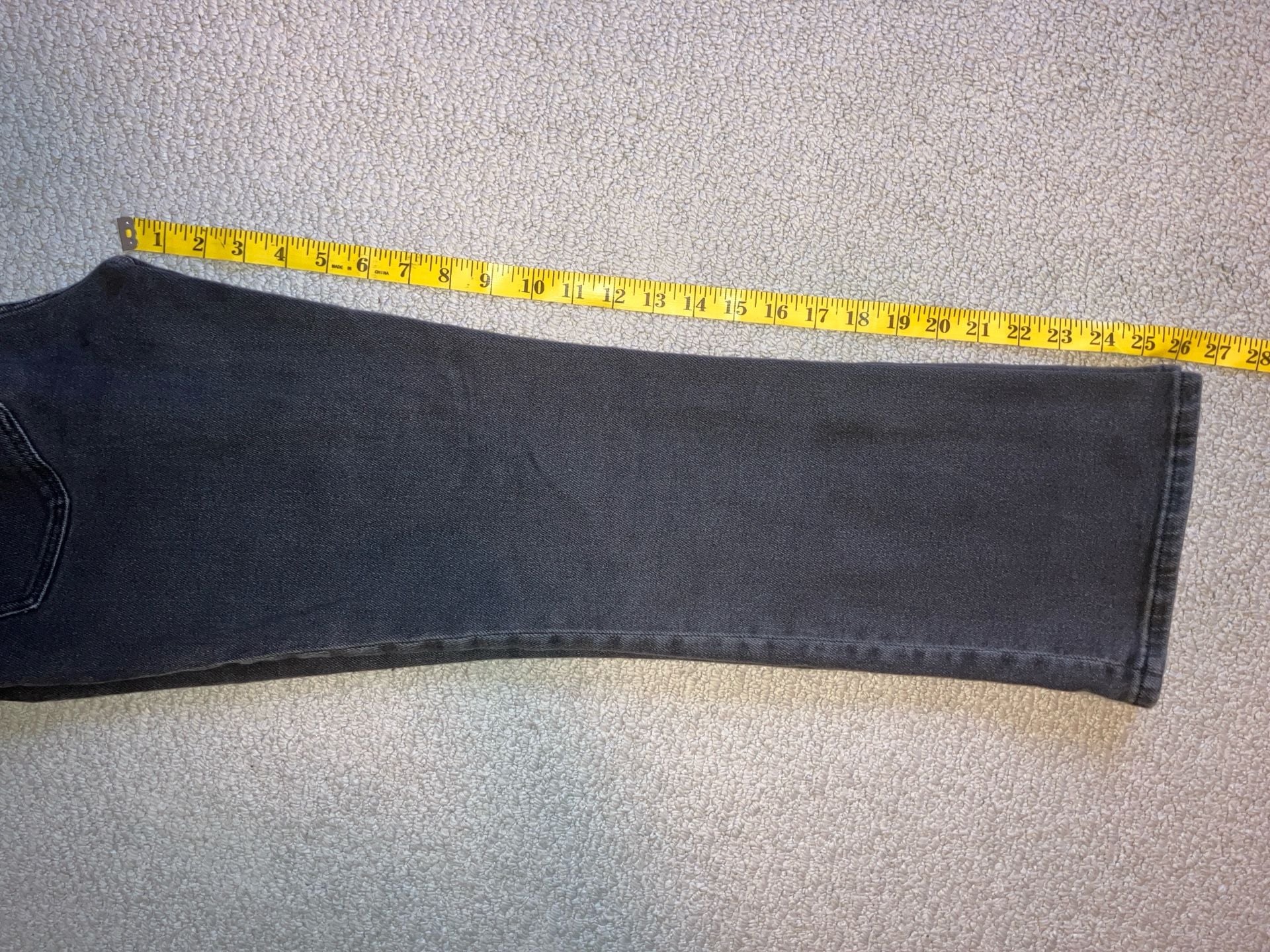 Madewell High-Rise Demi-Boot Crop Jeans in Black Wash 9