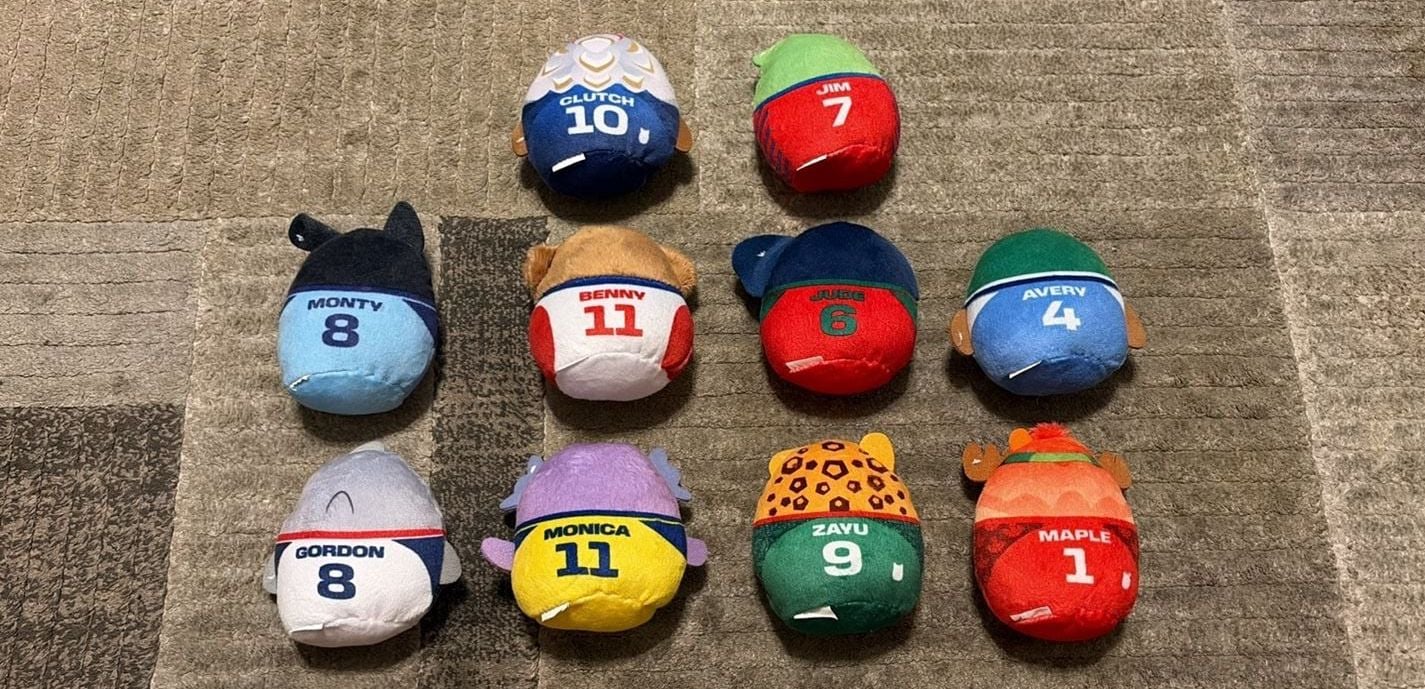 McDonald's Squishmallows FIFA World Cup Happy Meal Plush Toys Lot of 10 2