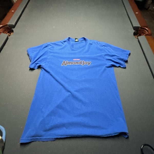 Vintage Peter Paul Almond Joy Graphic T-Shirt Blue