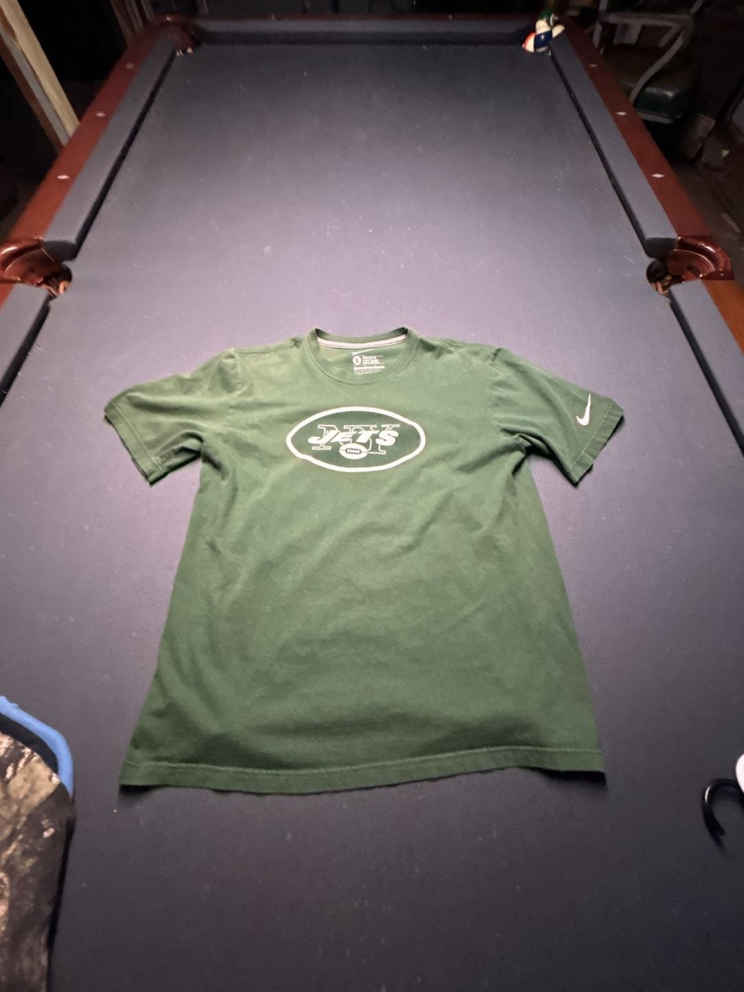 Nike New York Jets Tim Tebow #15 Men's Player Graphic T-Shirt Green Size Large 3