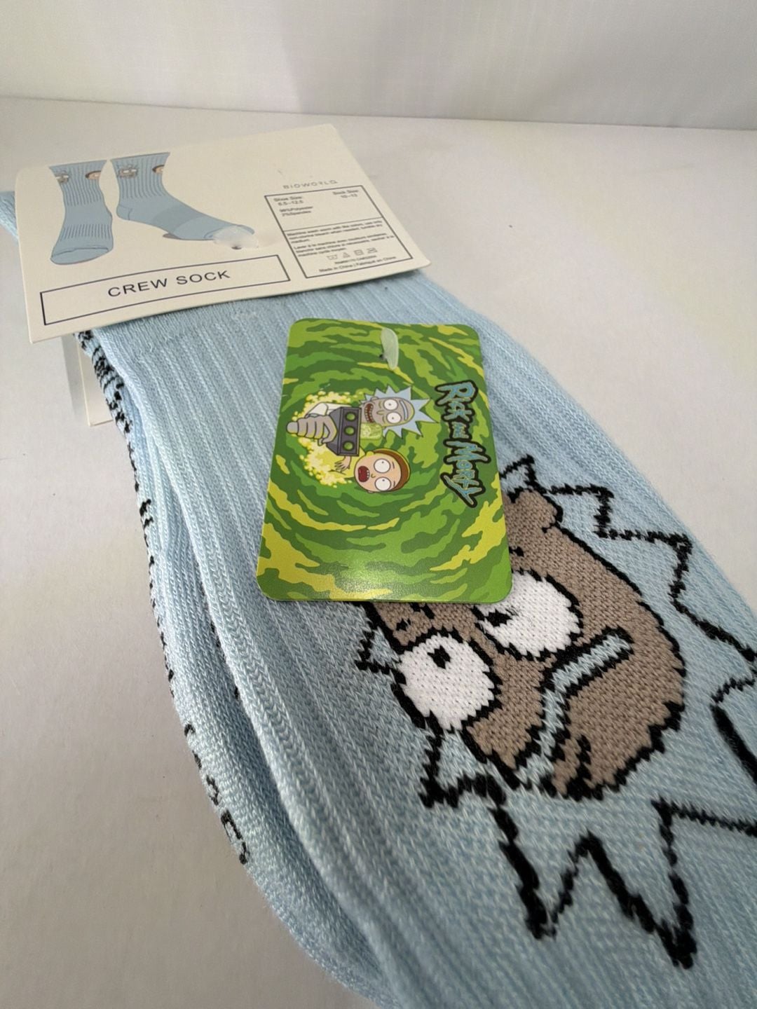 Rick and Morty Rick Sanchez Portal Crew Socks 2