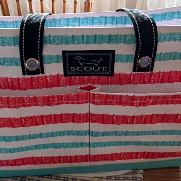 Scout BJ Pocket Tote Bag in Catch My Drift Pattern
