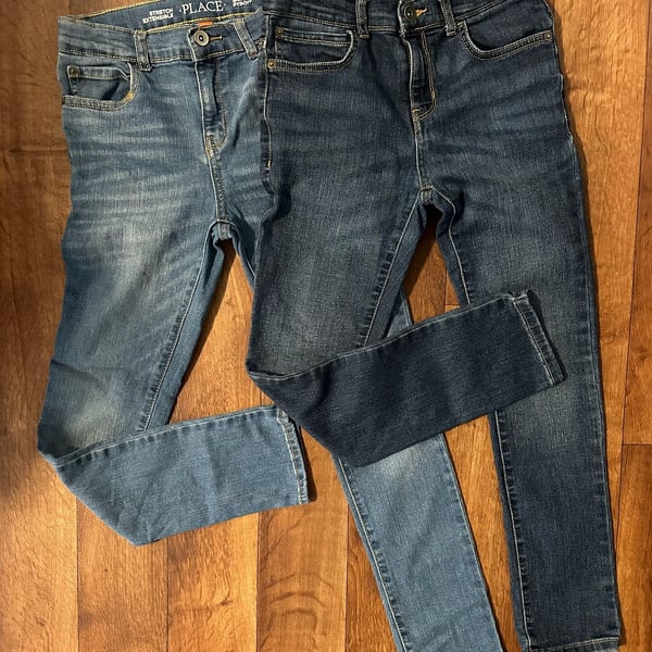 The Children's Place Boys Stretch Skinny Fit Jeans - 2 Pack size 10