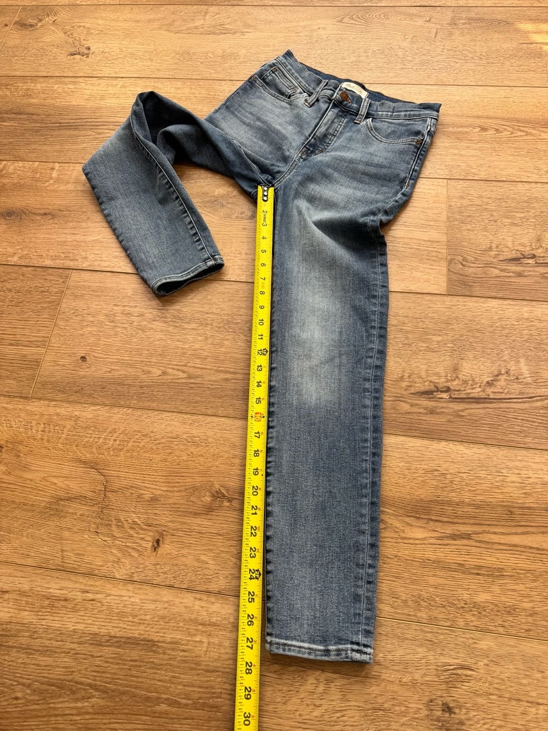 Madewell 10 Inch Roadtripper High Rise Skinny Jeans Blue Stretch Women’s Size 26 7