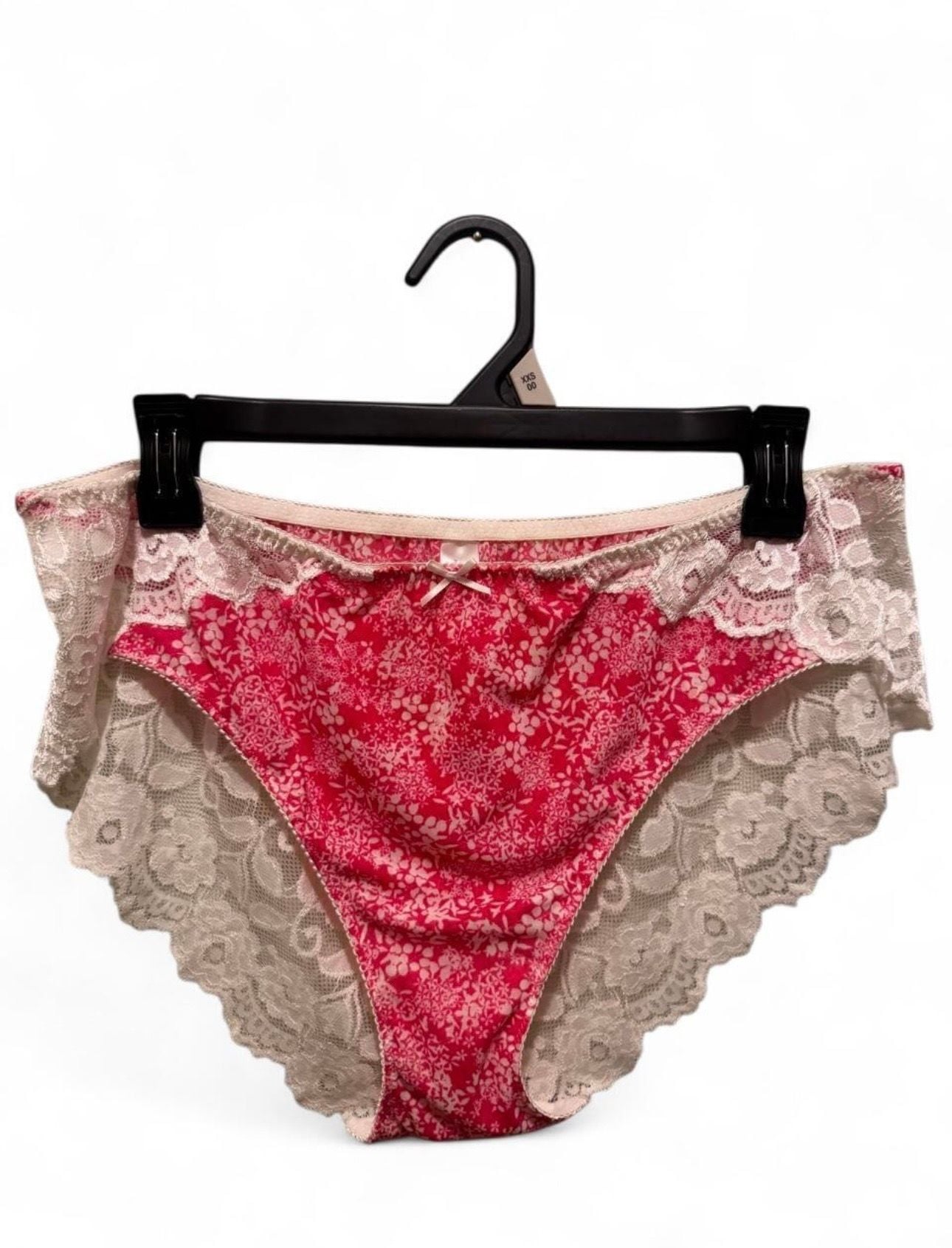 Cabernet Floral Lace-Trim Babydoll Camisole and Matching Panty Set 6