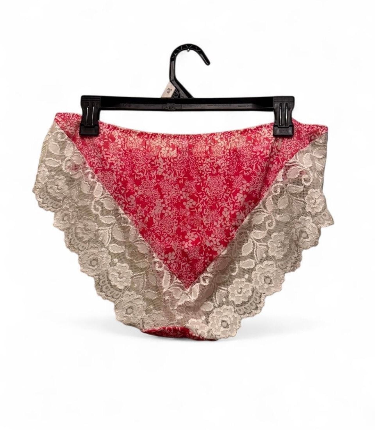 Cabernet Floral Lace-Trim Babydoll Camisole and Matching Panty Set 7