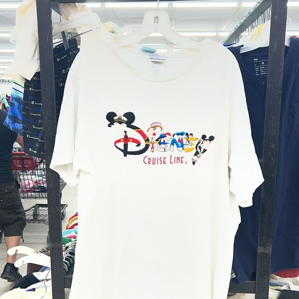 Disney Cruise Line Mickey and Friends Characters Logo White T-Shirt