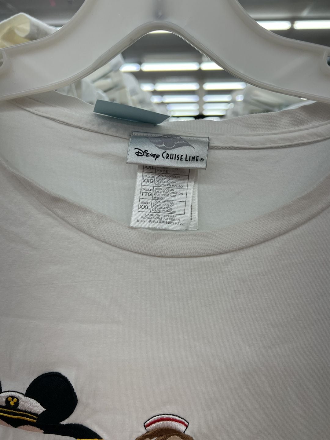 Disney Cruise Line Mickey and Friends Characters Logo White T-Shirt 2