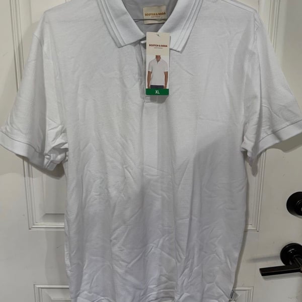 Scotch & Soda Amsterdam Men's Short Sleeve Pique Polo Shirt